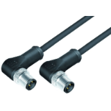 M12, series 876, Automation Technology - Data Transmission - connection cable 2 male angled connector