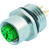 M12, series 876, Automation Technology - Data Transmission - female panel mount connector