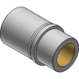 GB.12.FB - Guide Bushing steel with shoulder and bronze coated
