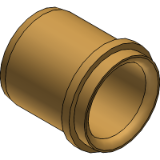 GB.18 - Flanged Guide Bushing bronze with shoulder and solid lubricant