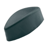 BN 14210 - Wing knobs with brass boss and tapped blind hole (Elesa® CT.476), black
