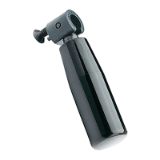 BN 14290 - Fold-away handles with double guide stud, steel black-oxide (Elesa® IR.407), black