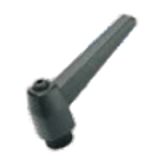 BN 14185 - Adjustable handles with black-oxide steel boss (Elesa® MR.A), black RAL 9005