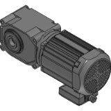 Standard Gearmotor Right Angle Hollow Bore (F3S type) - High efficiency induction gearmotor