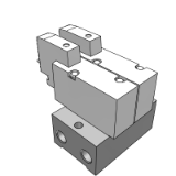 SS3YJ7_40 - 底板配管型/集装阀:底面配管型