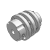 SDWA-64 - Double Disk Type Coupling / Set Screw Type / Flange Type