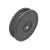 3GT IDTS NT60 - High Strength Aluminium Timing Pulley 3GT Type